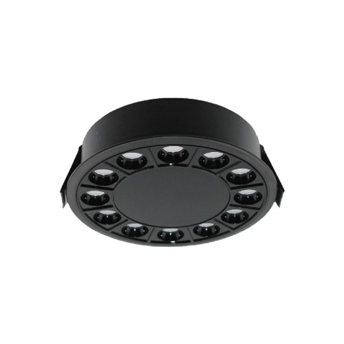 LEDS HOME LHLRS115BN30 DOWNLIGHT MATRIX ROUND 15W 3000K 1350 LM NEGRO-NEGRO