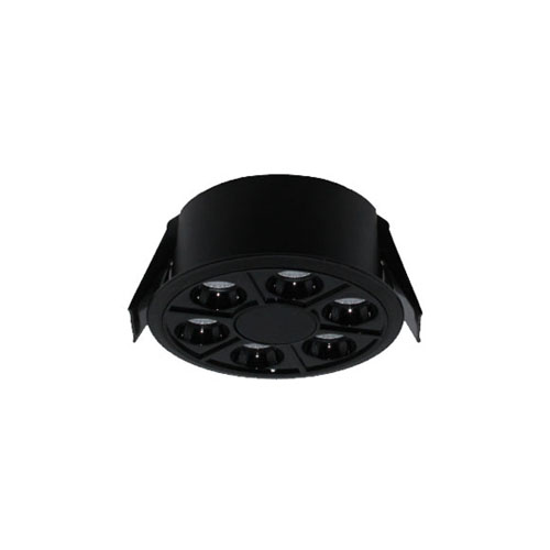 LEDS HOME LHLRS18NN30 DOWNLIGHT MATRIX ROUND 8W 3000K 540 LM NEGRO-NEGRO