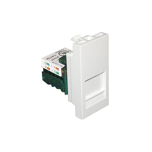 EFAPEL 45975 SBR MODULO CON CONECTOR HEMBRA RJ45 CAT-5E UTP 1M.BLANCO
