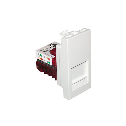 EFAPEL 45978 SBR MODULO CON CONECTOR HEMBRA RJ45 CAT-6 UTP 1M.BLANCO
