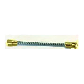 PROIMAN 750002 PUNTA MUELLE ACERO FLEXIBLE CON OJAL PARA GUIA 75 ROSCA M5
