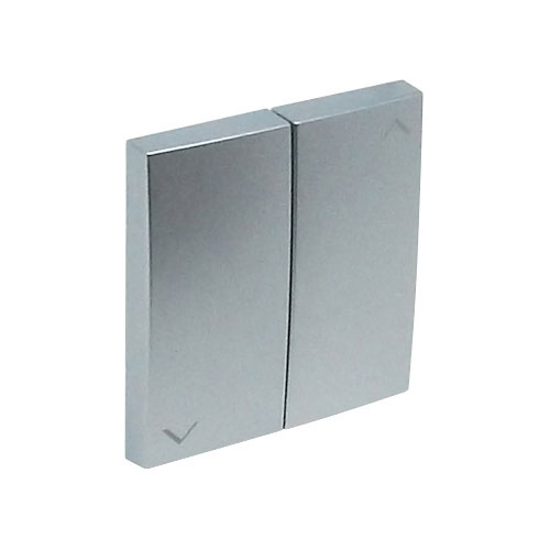 EFAPEL 90612 TAL TECLAS DOBLE PULSADOR CONMUTADOR PERSIANA LOGUS ALUMINIO

