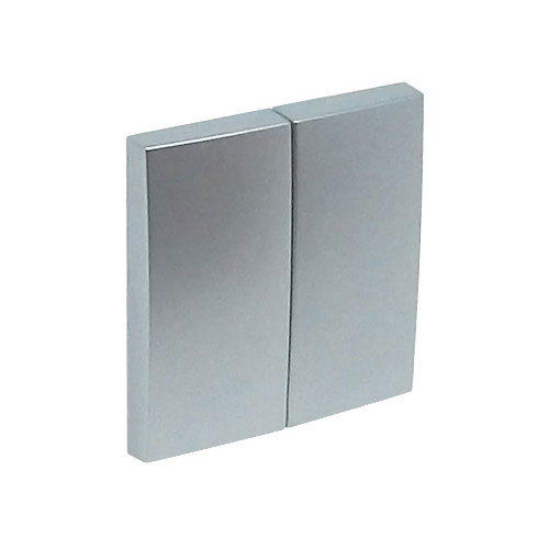 EFAPEL 90611 TAL TECLA DOBLE LOGUS ALUMINIO